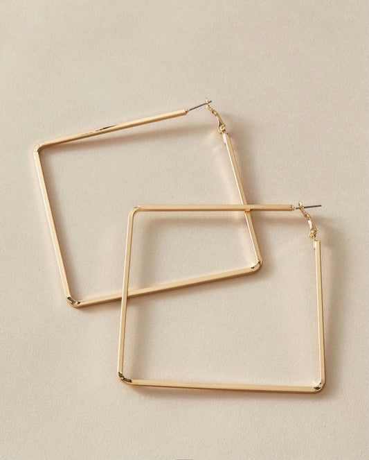 Square Hoop Earrings