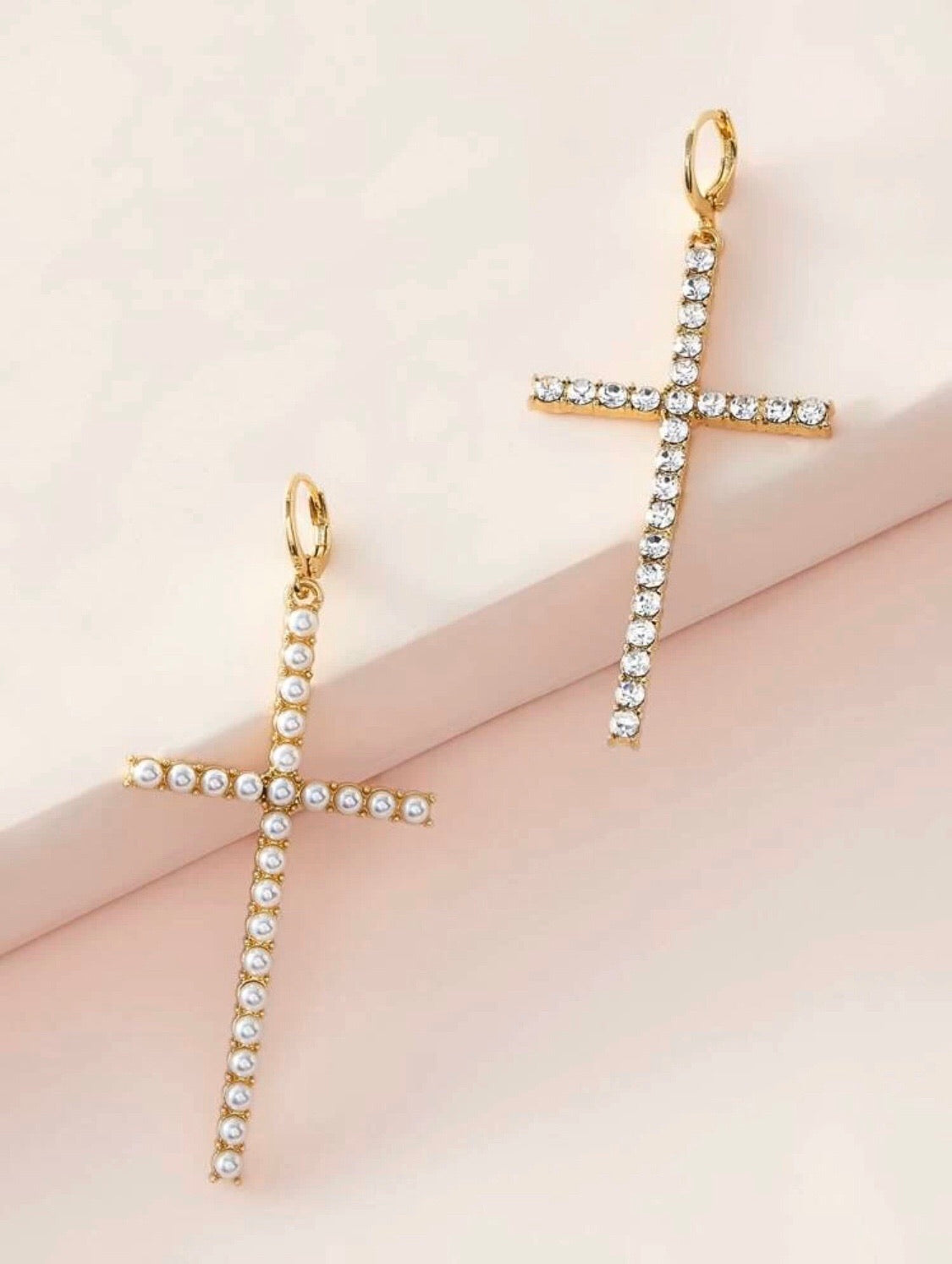 Keep It Weird Cross Eearrings