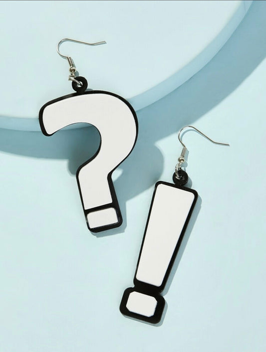 Punctuation Earrings