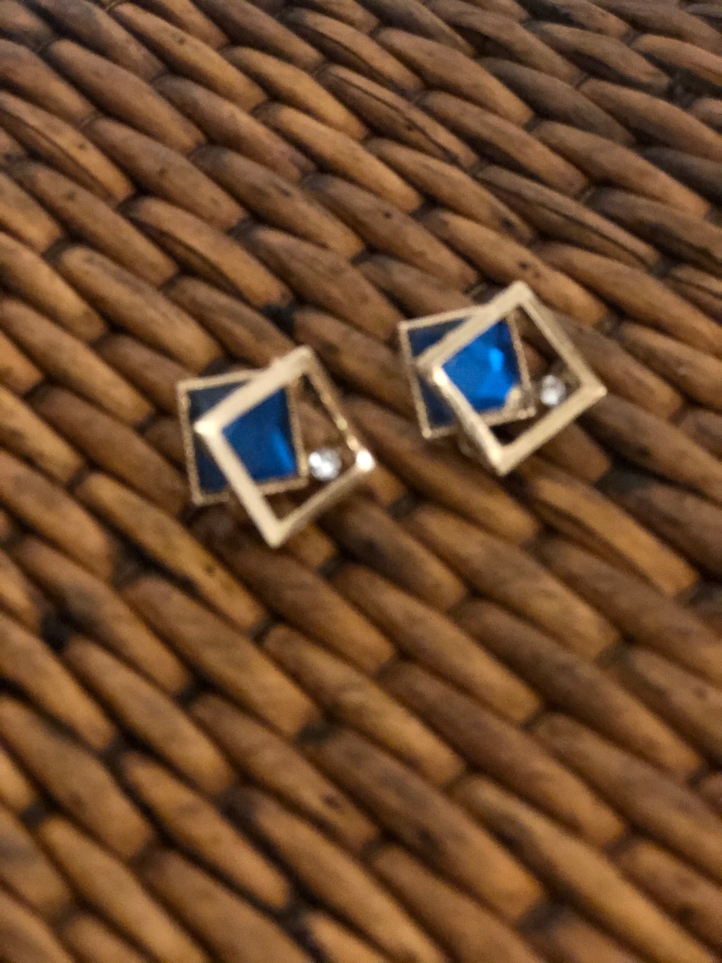 Framed Diamond Earrings