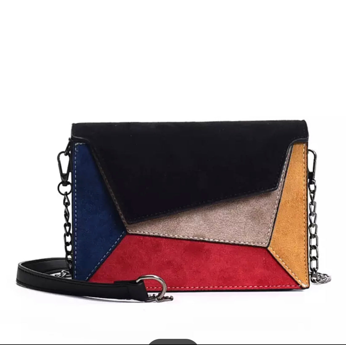 Matte Patchwork Hand Bag