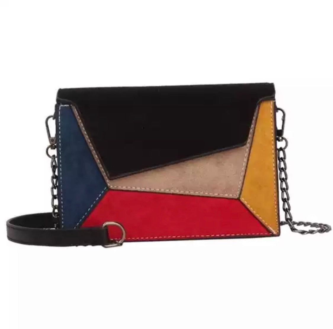 Matte Patchwork Hand Bag