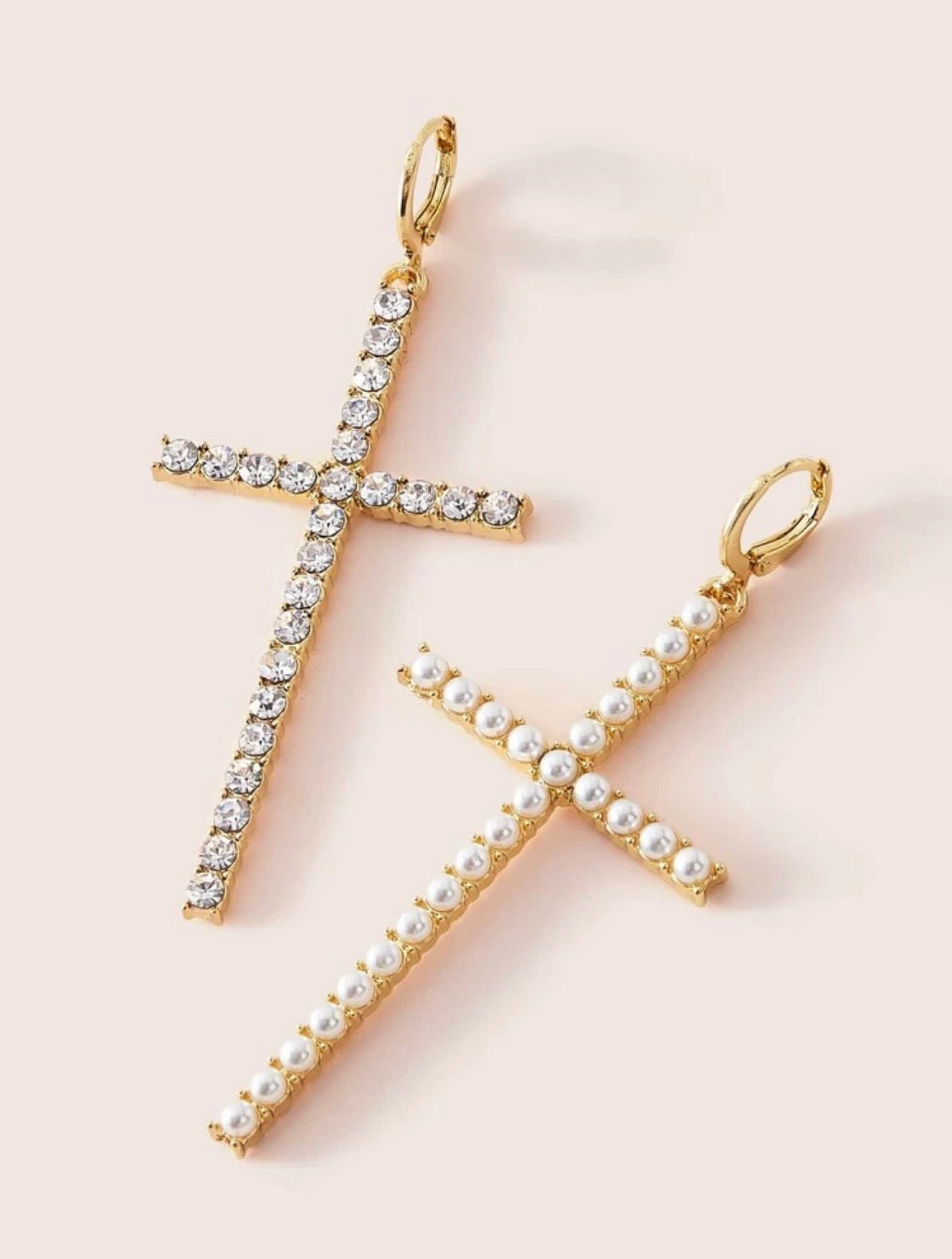 Keep It Weird Cross Eearrings